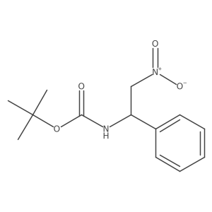 Carbamic acid, N-(2-nitro-1-phenylethyl)-, 1,1-dimethylethyl ester 结构式