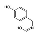 N-[(4-羟基苯基)甲基]甲酰胺 结构式
