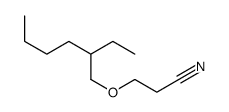 3-(2-乙基己氧基)丙腈 结构式