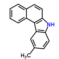 10-甲基-7(H)-苯并[c]咔唑 结构式