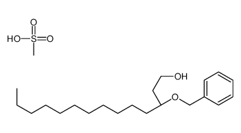 (3R)-3-苄氧基十四烷-1-醇甲磺酸酯 结构式