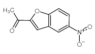 2-乙酰基-5-硝基苯并[b]呋喃 结构式