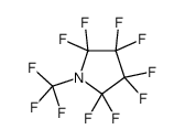 2,2,3,3,4,4,5,5-八氟-1-(三氟甲基)吡咯烷 结构式