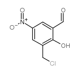 3-氯甲基-5-硝基水杨醛 结构式