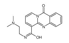 N-[2-(二甲氨基)乙基]-11-氧代吡啶并[2,1-b]喹唑啉-6-甲酰胺 结构式