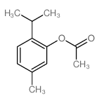 乙酸瑞香草酯 结构式