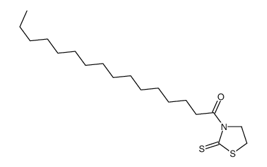 1-(2-硫代-3-噻唑烷基)-1-十六酮 结构式