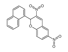 2-(1-萘基)-3,6-二硝基-2H-苯并吡喃 结构式