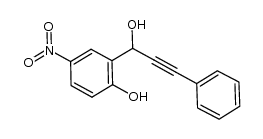 2-(1-羟基-3-苯基丙-2-炔-1-基)-4-硝基苯酚 结构式