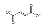 富马酸根(2-) 结构式