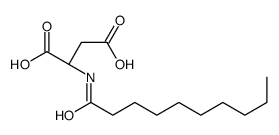 N-癸酰基-L-天冬氨酸 结构式