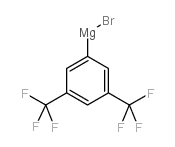 3,5-双(三氟甲基)苯基溴化镁 结构式