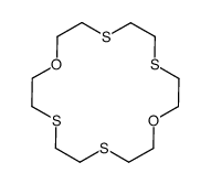 1,10-二氧杂-4,7,13,16-四硫杂环十八烷 结构式