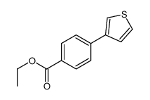 3-(4-乙氧羰基苯基)噻吩 结构式