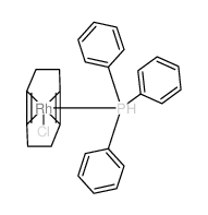 氯(1,5-环辛二烯)(三苯基膦)铑 结构式