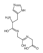 L-组氨酰甘氨酰甘氨酸 结构式