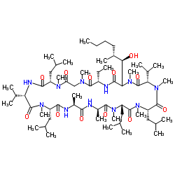二氢环孢菌素A 结构式