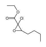 3-丁基-2-氯环氧乙烷-2-羧酸乙酯 结构式