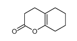 3,4,5,6,7,8-hexahydro-2H-1-benzopyran-2-one 结构式