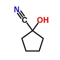 1-羟基环戊烷甲腈 结构式