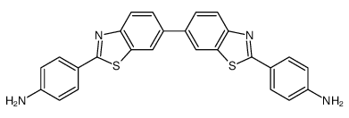 4,4'-[6,6'-联苯并噻唑]-2,2'-二基二苯胺 结构式