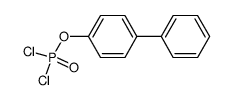 4-联苯基二氯磷酸酯 结构式