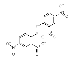 双(2,4-二硝基苯)二硫化碳 结构式