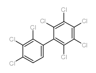 2,2',3,3',4,4',5,6-八氯联苯 结构式