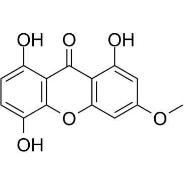 雏菊叶龙胆酮 结构式