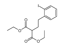 2-[2-(2-碘苯基)乙基]丙二酸二乙酯 结构式