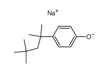 4-(1,1,3,3-四甲基丁基)苯酚钠 结构式