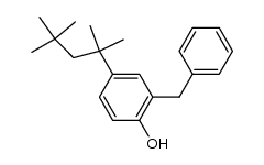 2-苄基-4-(1,1,3,3-四甲基丁基)苯酚 结构式