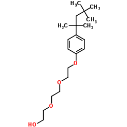 2-[2-[2-(4-叔辛基苯氧基)乙氧基]乙氧基]乙醇 结构式