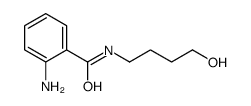 2-氨基-N-(4-羟基丁基)苯甲酰胺 结构式