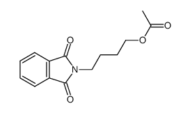 2-[4-(乙酰氧基)丁基]-1H-异吲哚-1,3(2H)-二酮 结构式