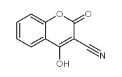 4-羟基-2-氧代-2H-色烯-3-甲腈 结构式