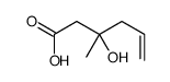 3-羟基-3-甲基-5-己烯酸 结构式