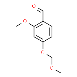 2-甲氧基-4-(甲氧基甲氧基)苯甲醛 结构式