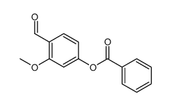 4-(苯甲酰氧基)-2-甲氧基苯甲醛 结构式
