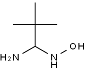 1-氨基-N-羟基-2,2-二甲基丙胺 结构式