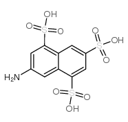 7-氨基-1,3,5-萘三磺酸 结构式