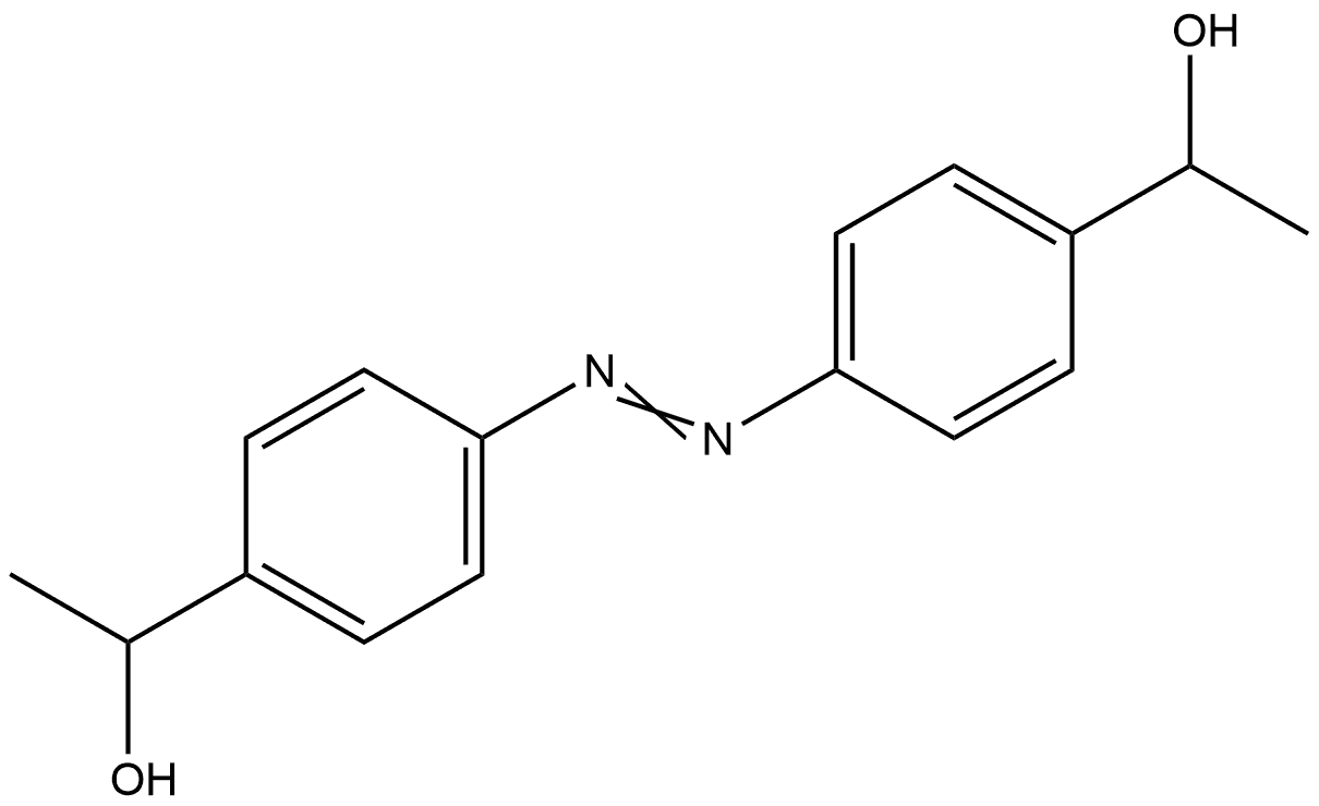 (E)-1,1'-[4,4'-(二氮烯-1,2-二基)双(4,1-亚苯基)]二乙醇 结构式