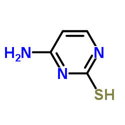 4-氨基-2-巯基嘧啶 结构式