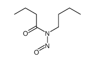 N-丁基-N-亚硝基丁酰胺 结构式