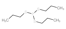 Phosphorotrithious acid, tripropyl ester 结构式