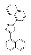 2,5-双(1-萘基)-1,3,4-恶二唑 结构式