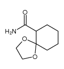 1,4-二氧杂螺[4.5]癸烷-6-甲酰胺 结构式