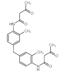 N,N'-[亚甲基双(2-甲基-4,1-亚苯基)]双(3-氧代丁酰胺) 结构式
