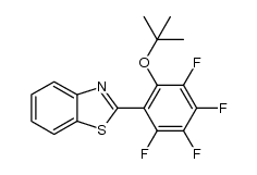 Benzothiazole, 2-[2-(1,1-dimethylethoxy)-3,4,5,6-tetrafluorophenyl]- 结构式