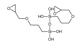 1,1,3,3-Disiloxanetetrol, 1,3-bis[3-(2-oxiranylmethoxy)propyl]- 结构式